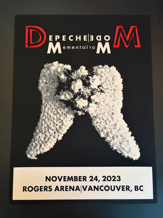 Depeche Mode Poster Vancouver, British Columbia 2023