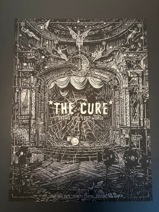 The Cure Poster Boston, Massachusetts 2023 - Daniel Danger