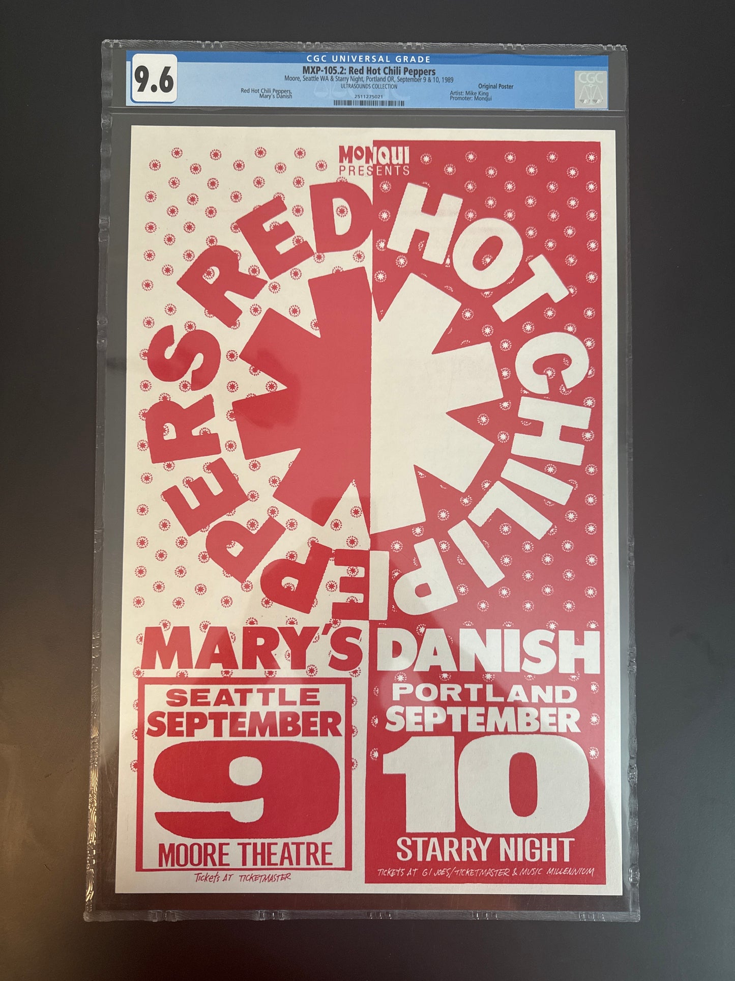 Red Hot Chili Peppers Seattle, Washington 1989 - Mike King