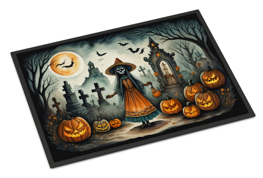 La Llorona Skeleton Spooky Halloween Doormat-0