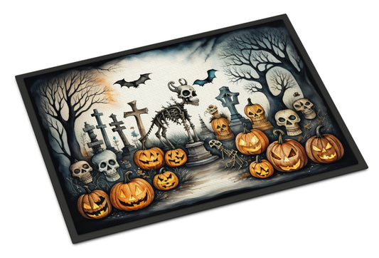 Pet Cemetery Spooky Halloween Doormat-0