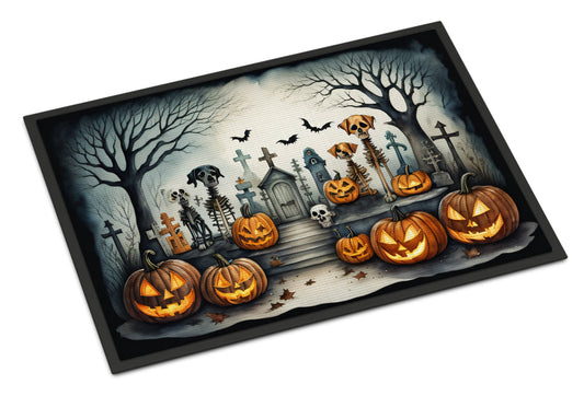 Pet Cemetery Spooky Halloween Doormat-0