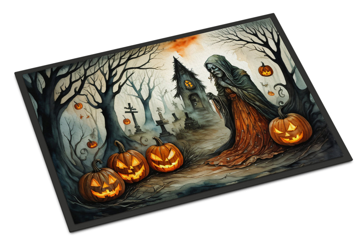 The Weeping Woman Spooky Halloween Doormat-0