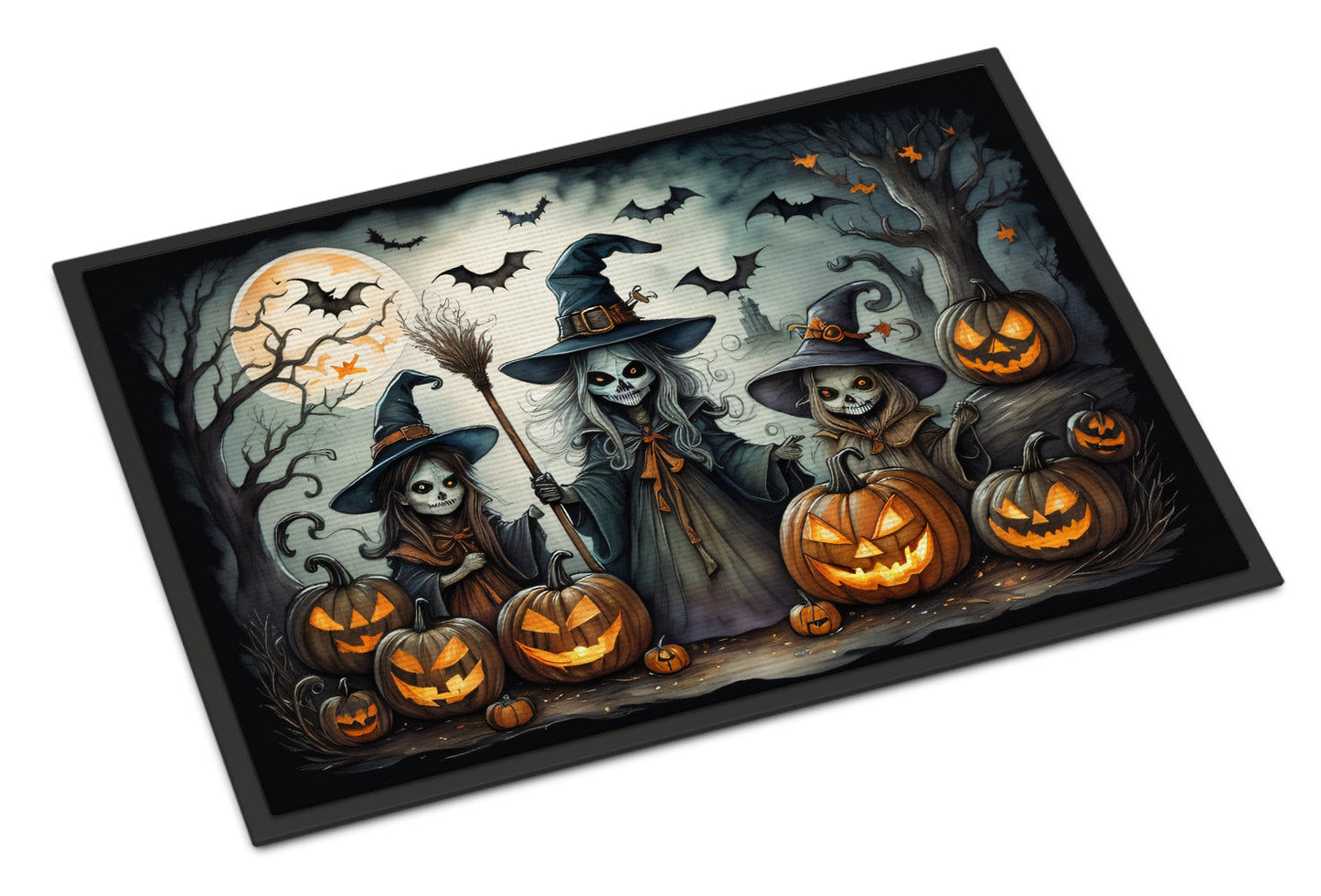 Witches Spooky Halloween Doormat-0