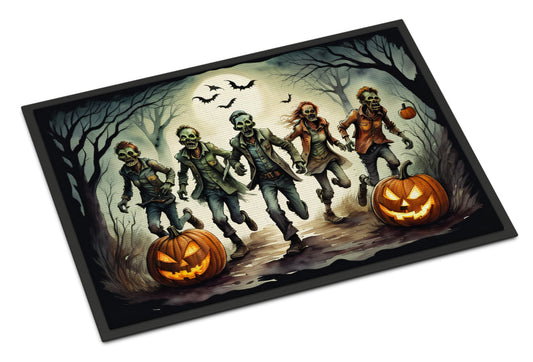 Zombies Spooky Halloween Doormat-0