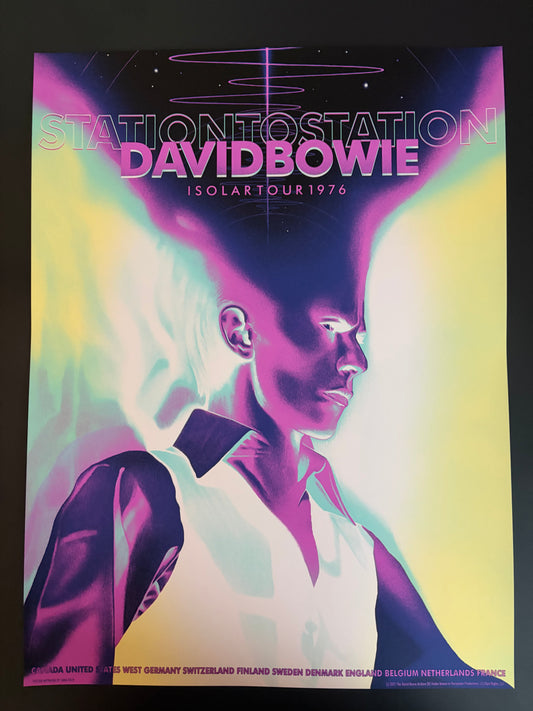 David Bowie Isolar Tour 1976 Poster 2021 - Sara Deck