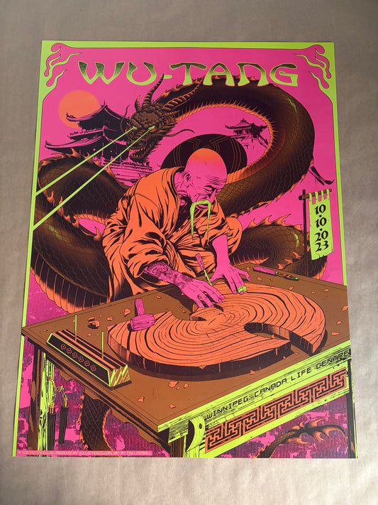 Wu-Tang Clan Poster Winnipeg, Canada 2023 - TKS Lowskill