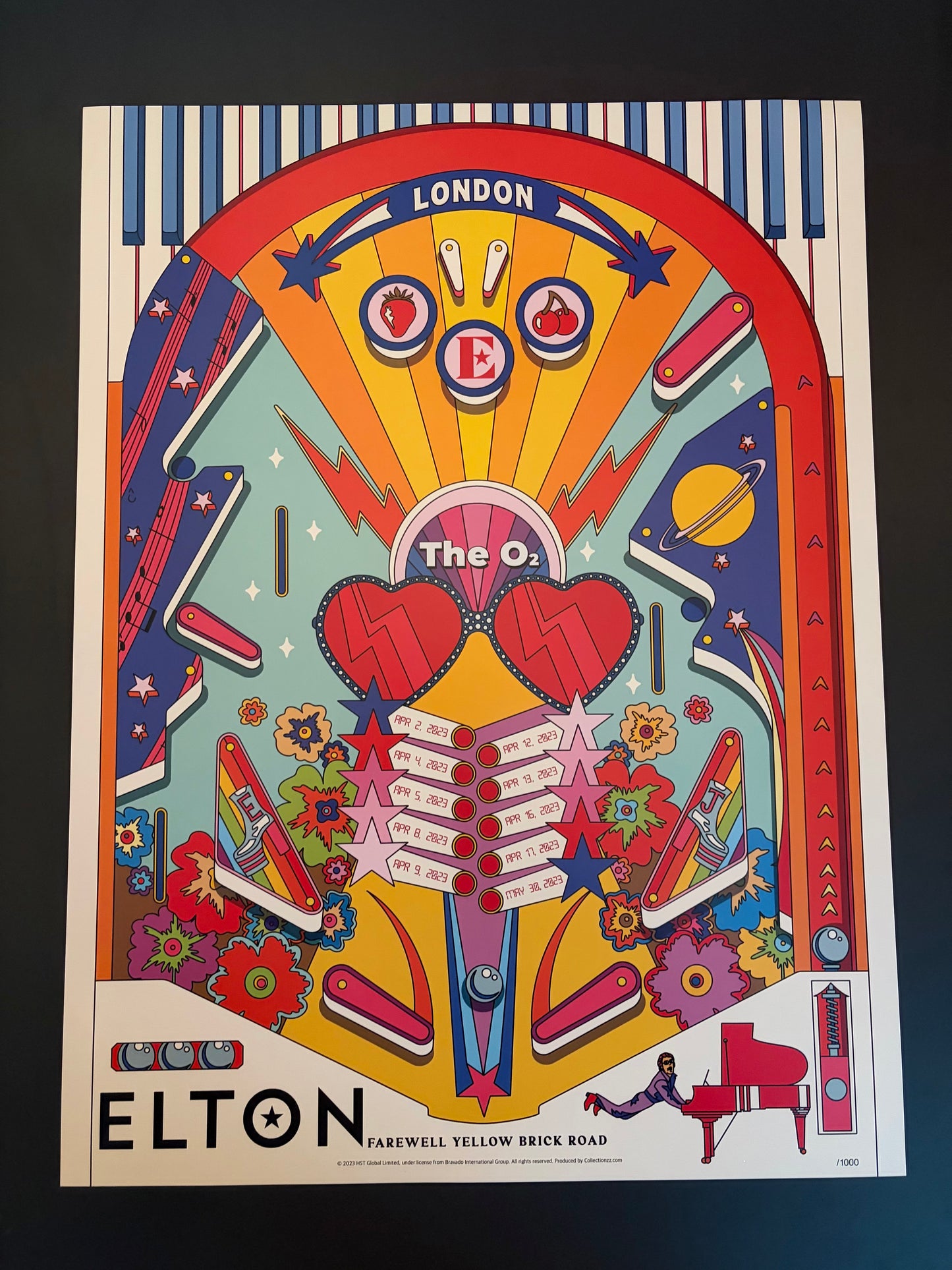 Elton John Poster London, England 2023