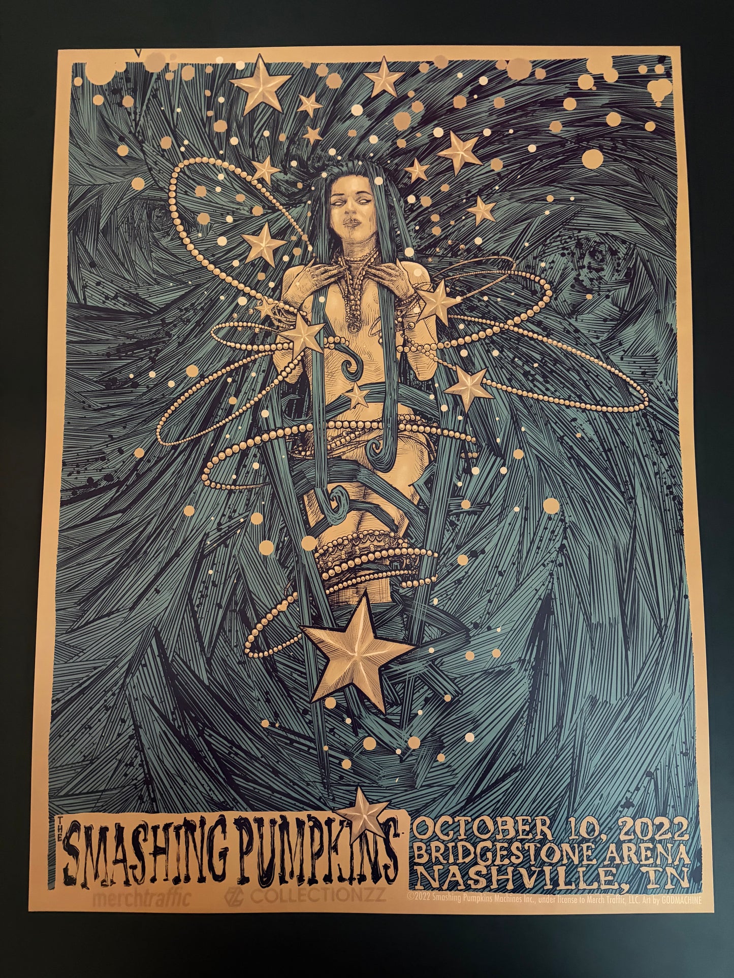 Smashing Pumpkins Poster Nashville, Tennessee 2022 - Godmachine