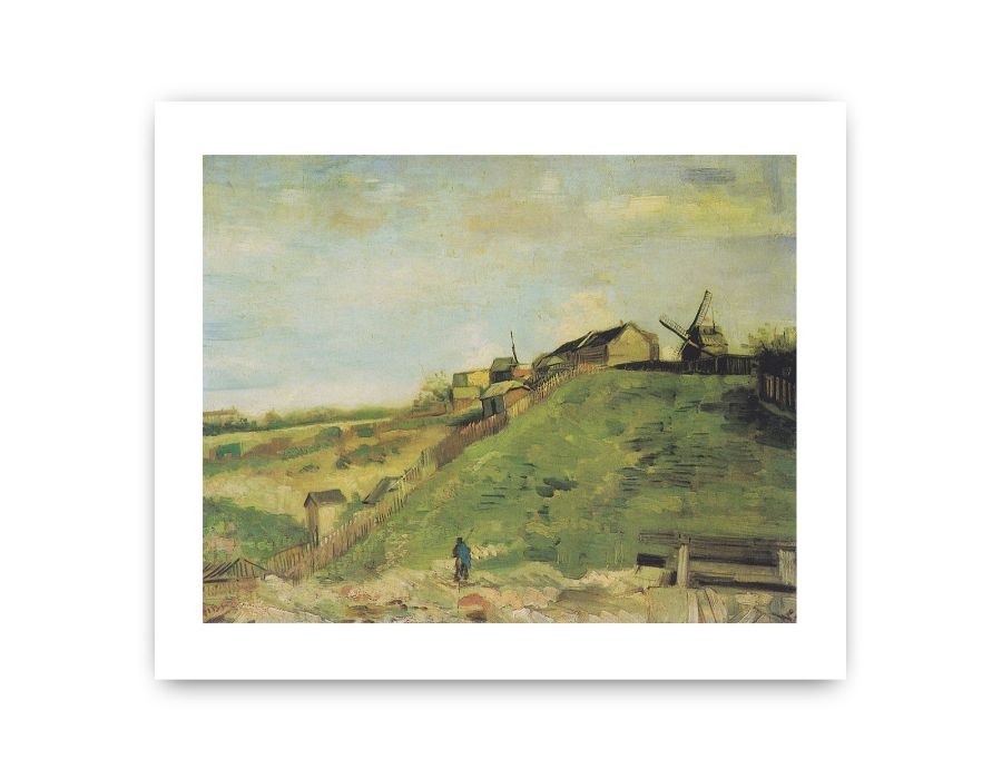 The Hill Of Montmartre By Van Gogh Framed Print-3