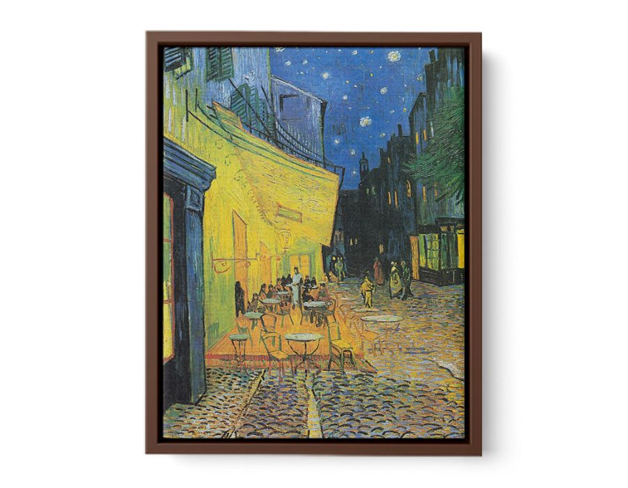 Cafe Terrace at Night Canvas Print-4