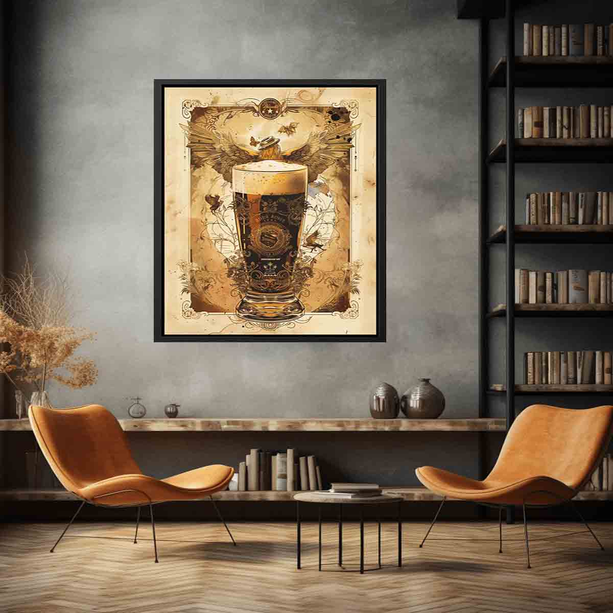 Vintage Beer Frame Print-4