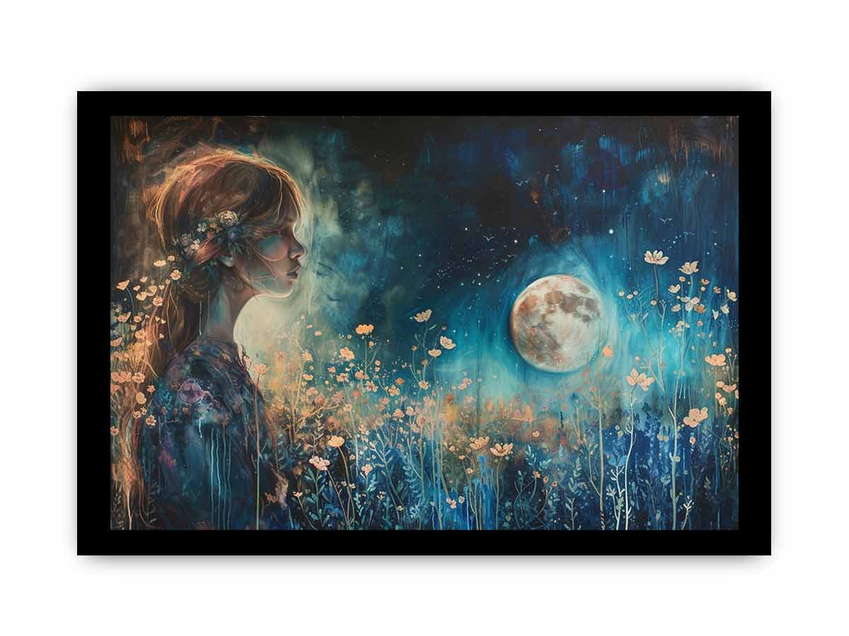 Beautiful Moon Framed Print-2