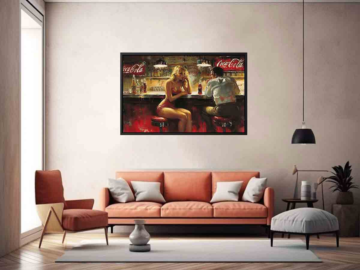 Coca Cola Framed Print-4