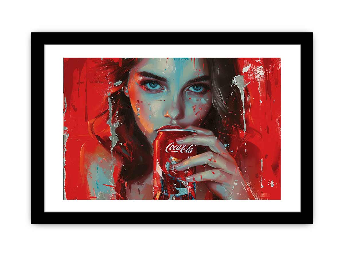 Coca Cola Framed Framed Print-0