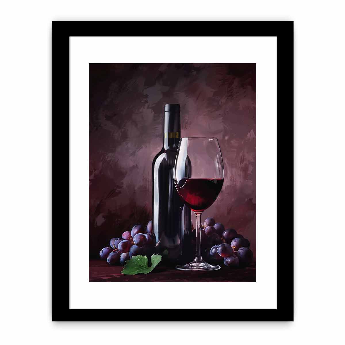 Red Wine Framed Print-0