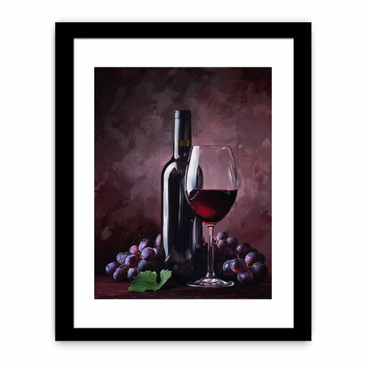 Red Wine Framed Print-0