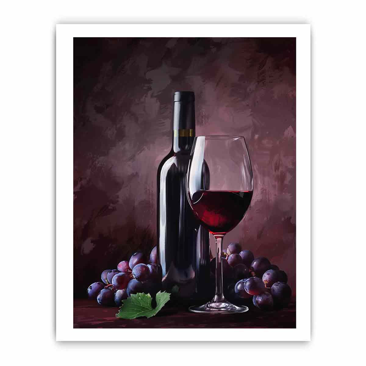 Red Wine Framed Print-3