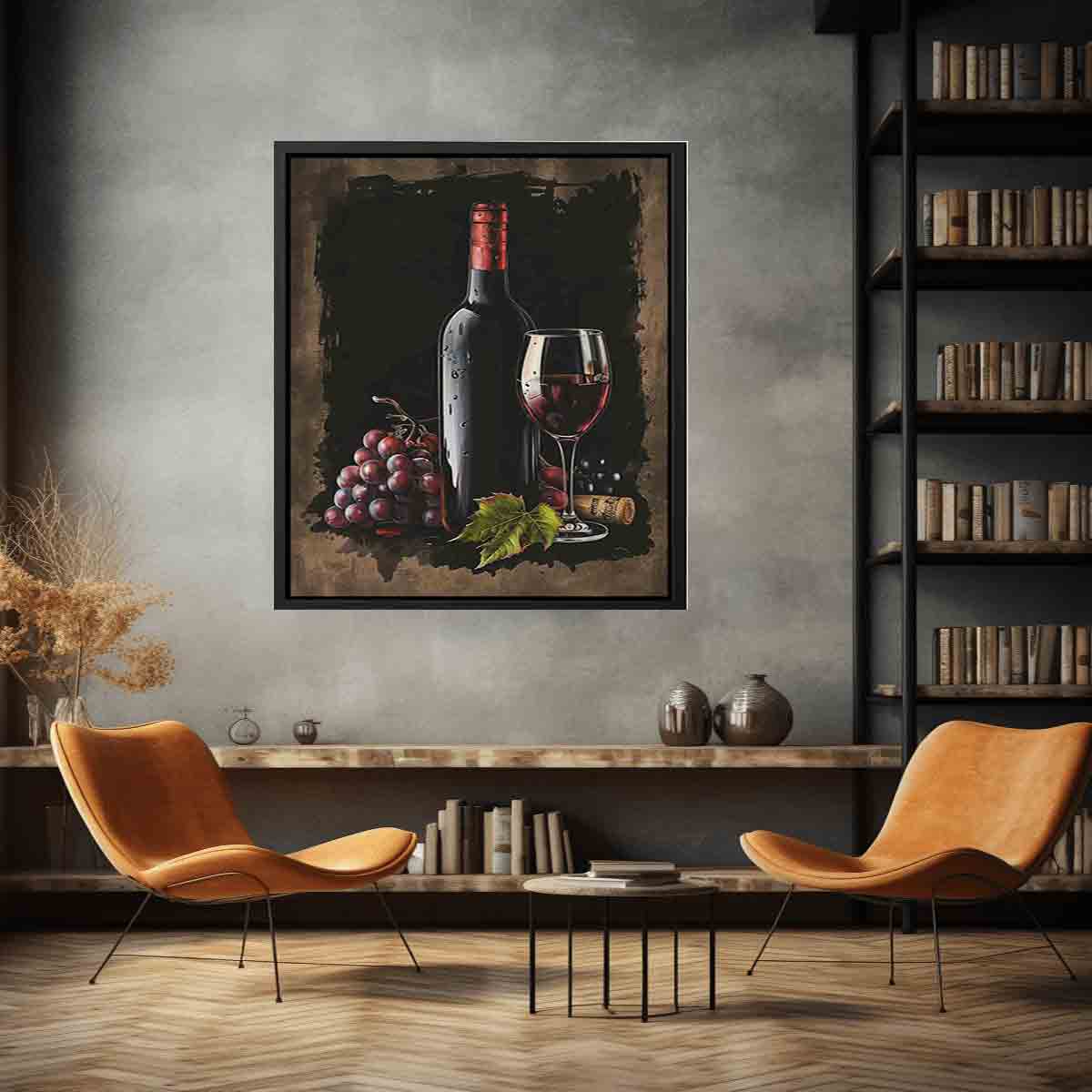 Red Wine Frame Print-4