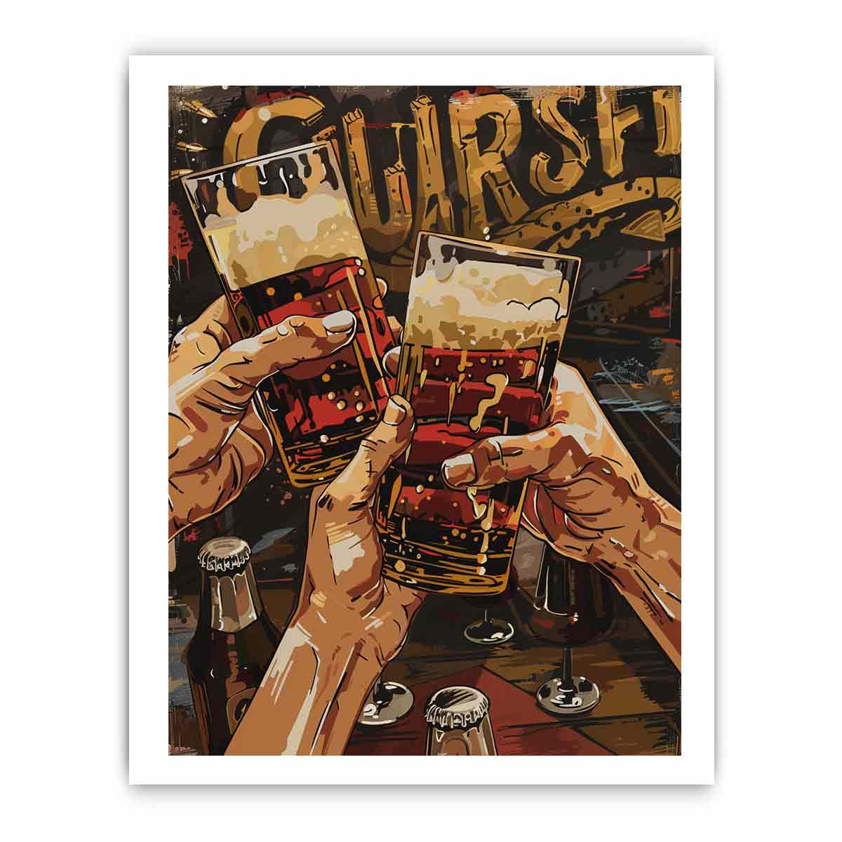 Cheers Framed Framed Print-3