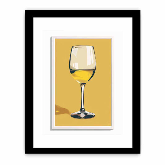 White Wine Framed Print-0