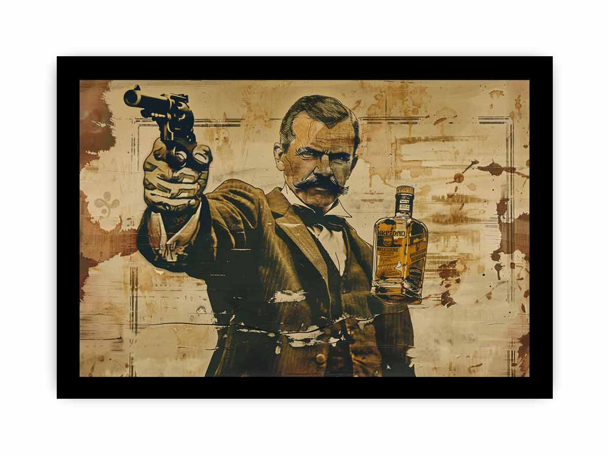 Vintage whiskey Wall Art-2