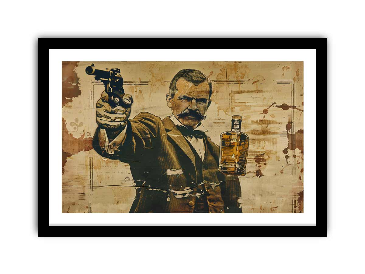 Vintage whiskey Wall Art-0