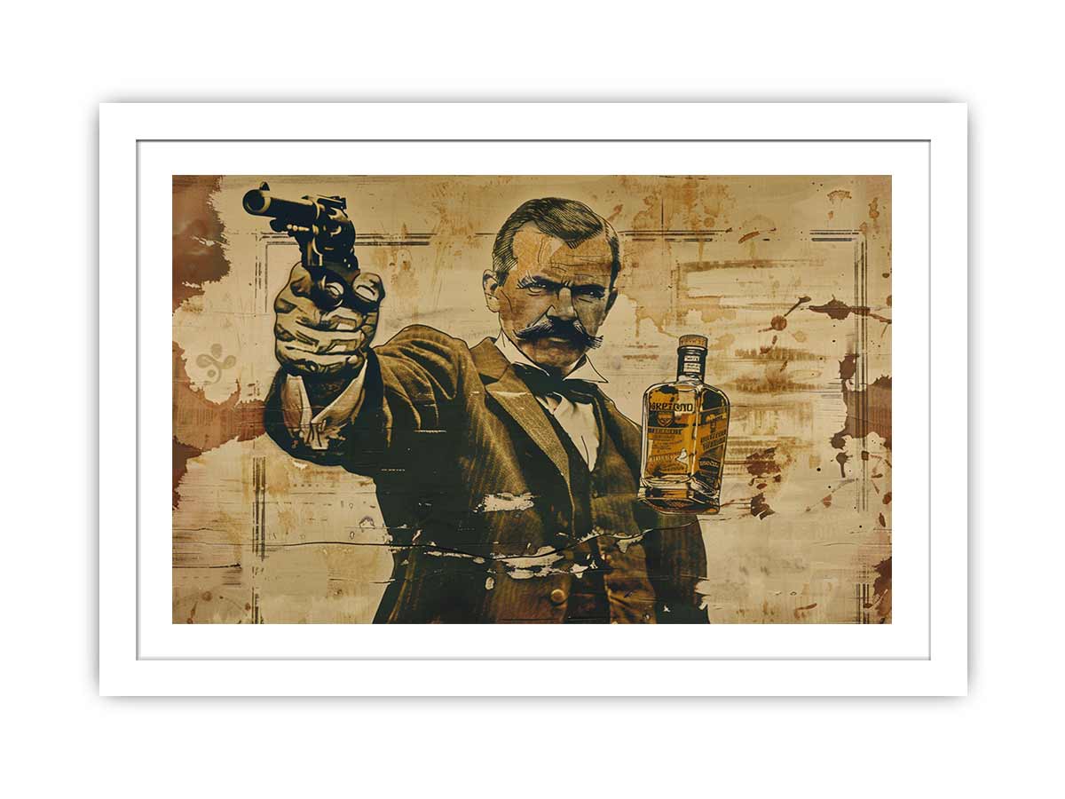 Vintage whiskey Wall Art-1