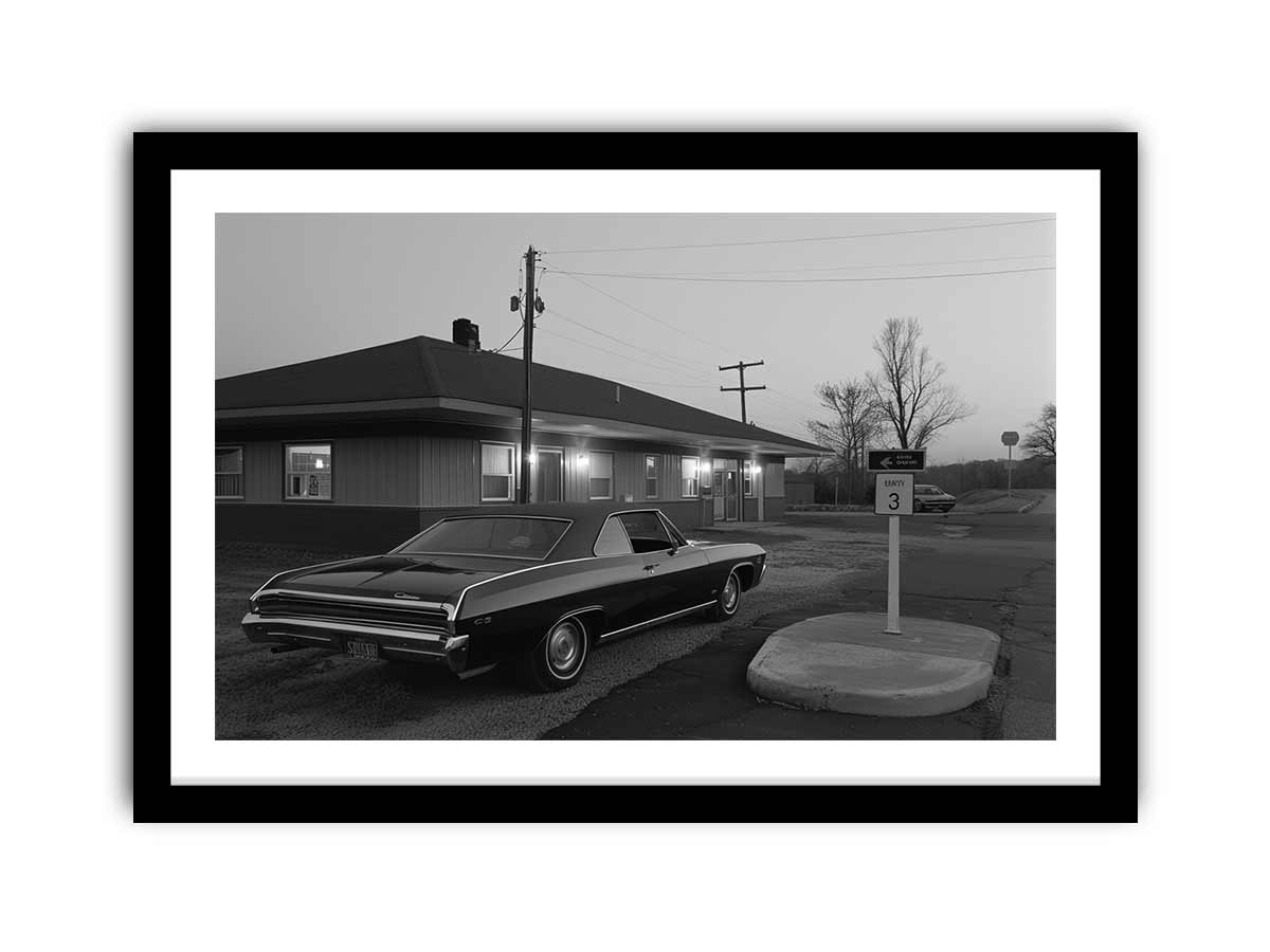 Country Motel  Framed Print-0