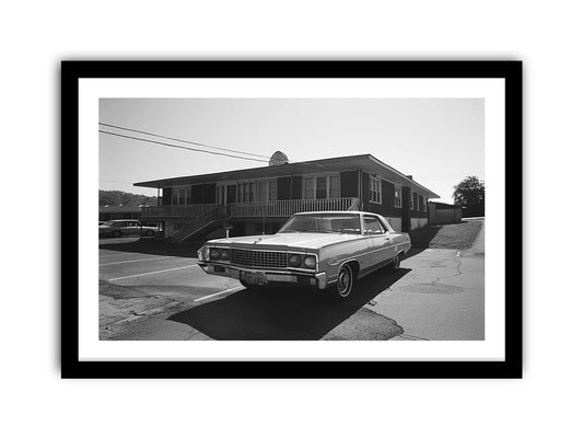 Country Motel Framed Print-0