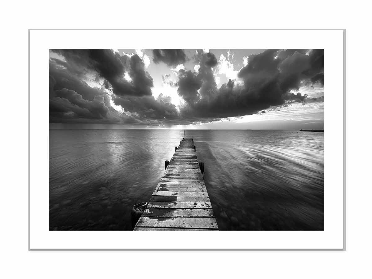 Jetty Road Framed Print-3