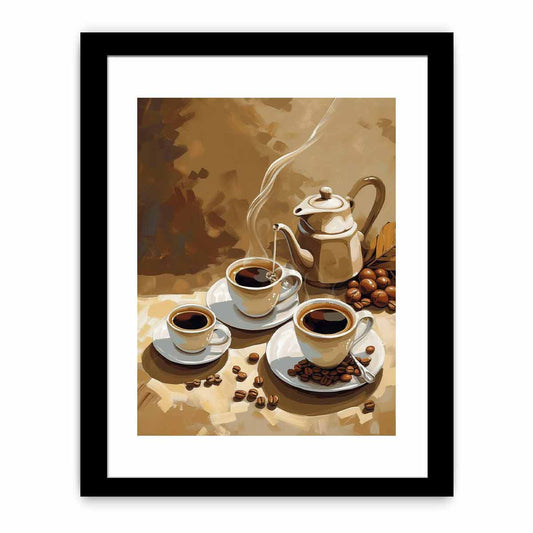 Coffee  Vinatge Framed Print-0