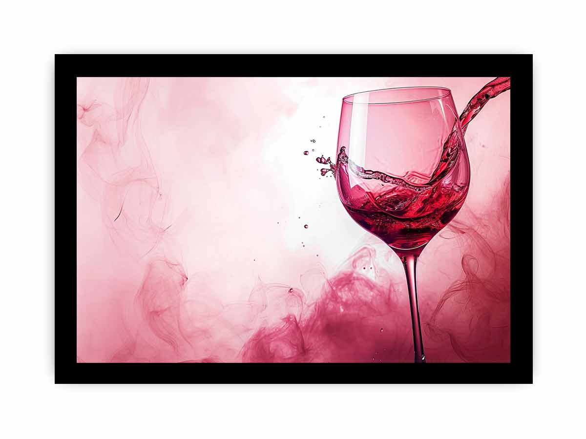 Wine Splash Frame art-2