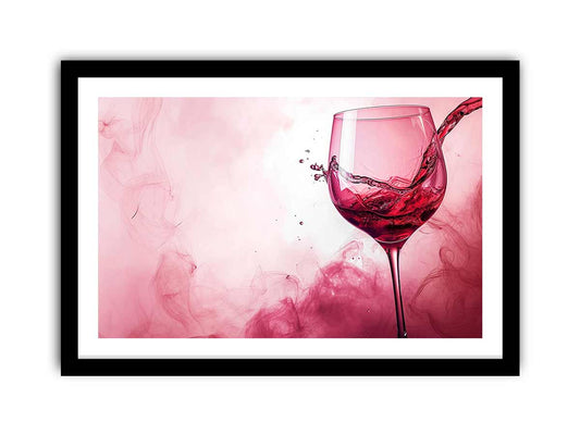 Wine Splash Frame art-0