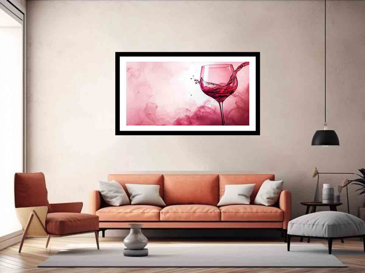 Wine Splash Frame art-4