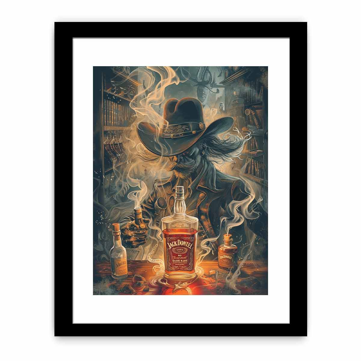 vintage whiskey Framed Print-0