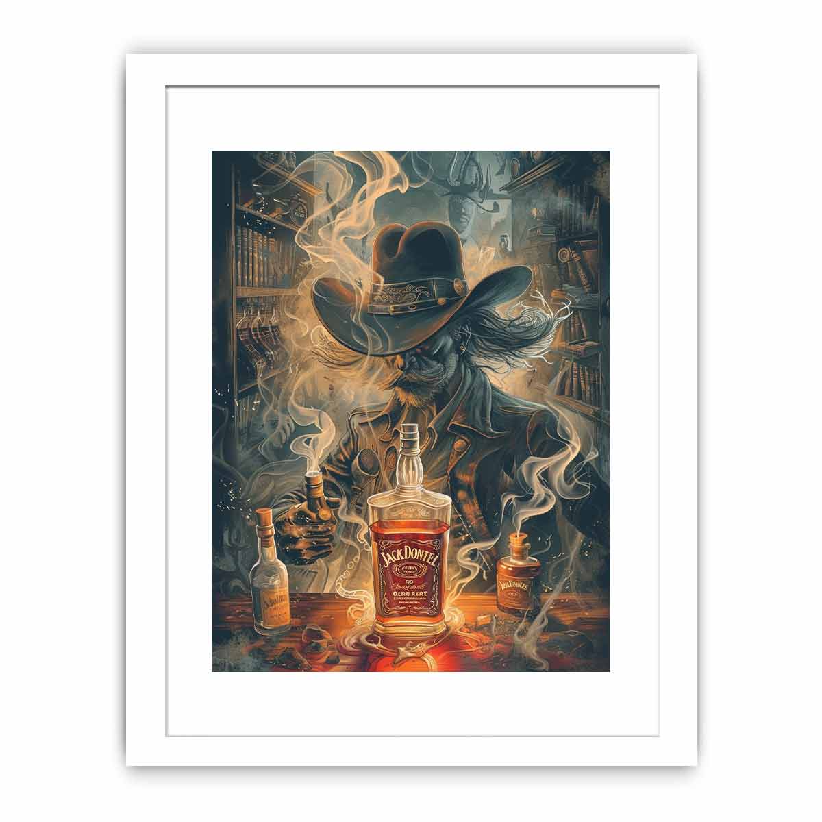 vintage whiskey Framed Print-1