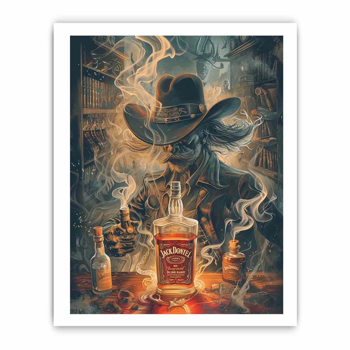 vintage whiskey Framed Print-3