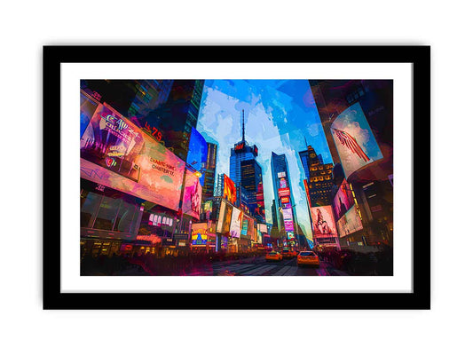 Times Square Framed Print-0