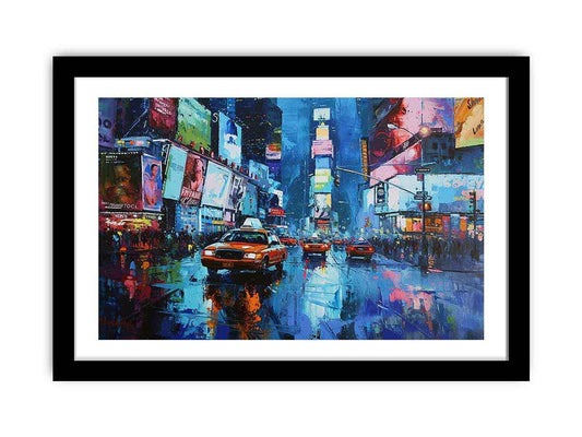 Times Square Framed Print-0