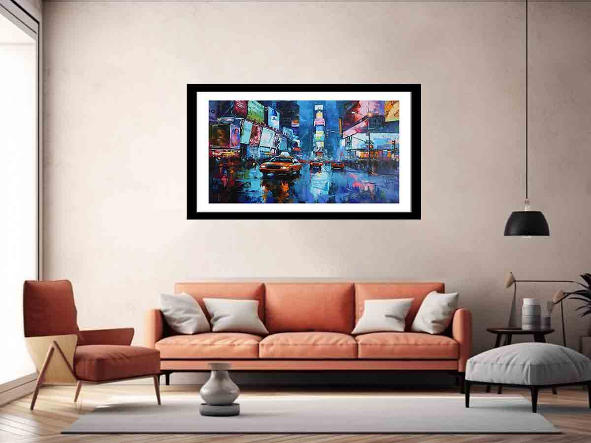 Times Square Framed Print-4