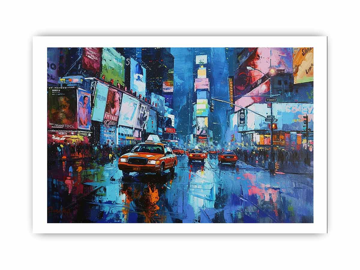 Times Square Framed Print-3