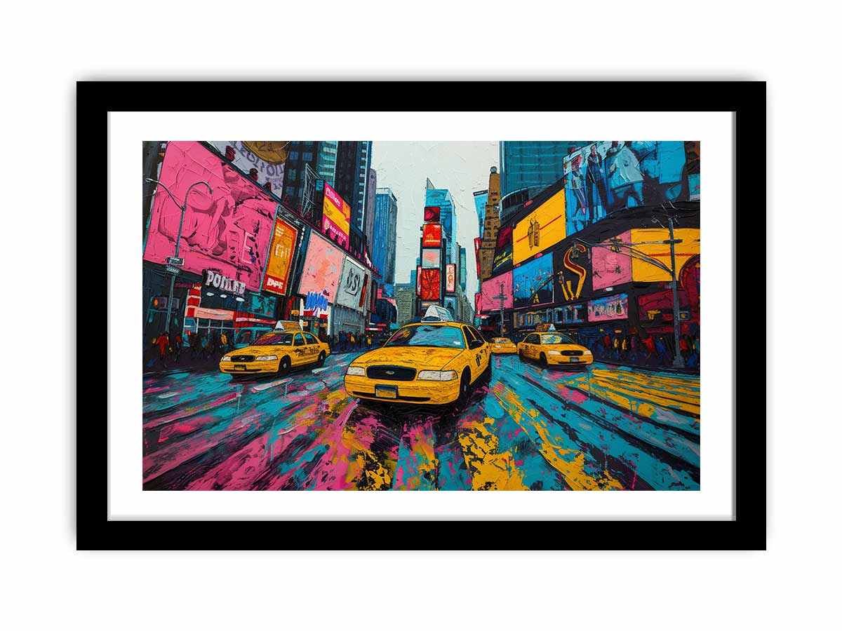 Times Square Framed Framed Print-0