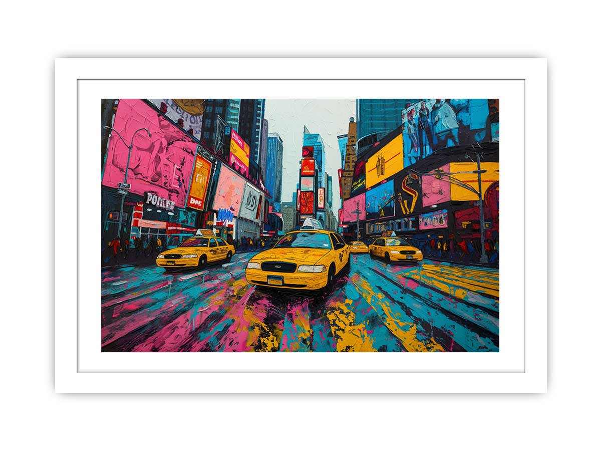 Times Square Framed Framed Print-1