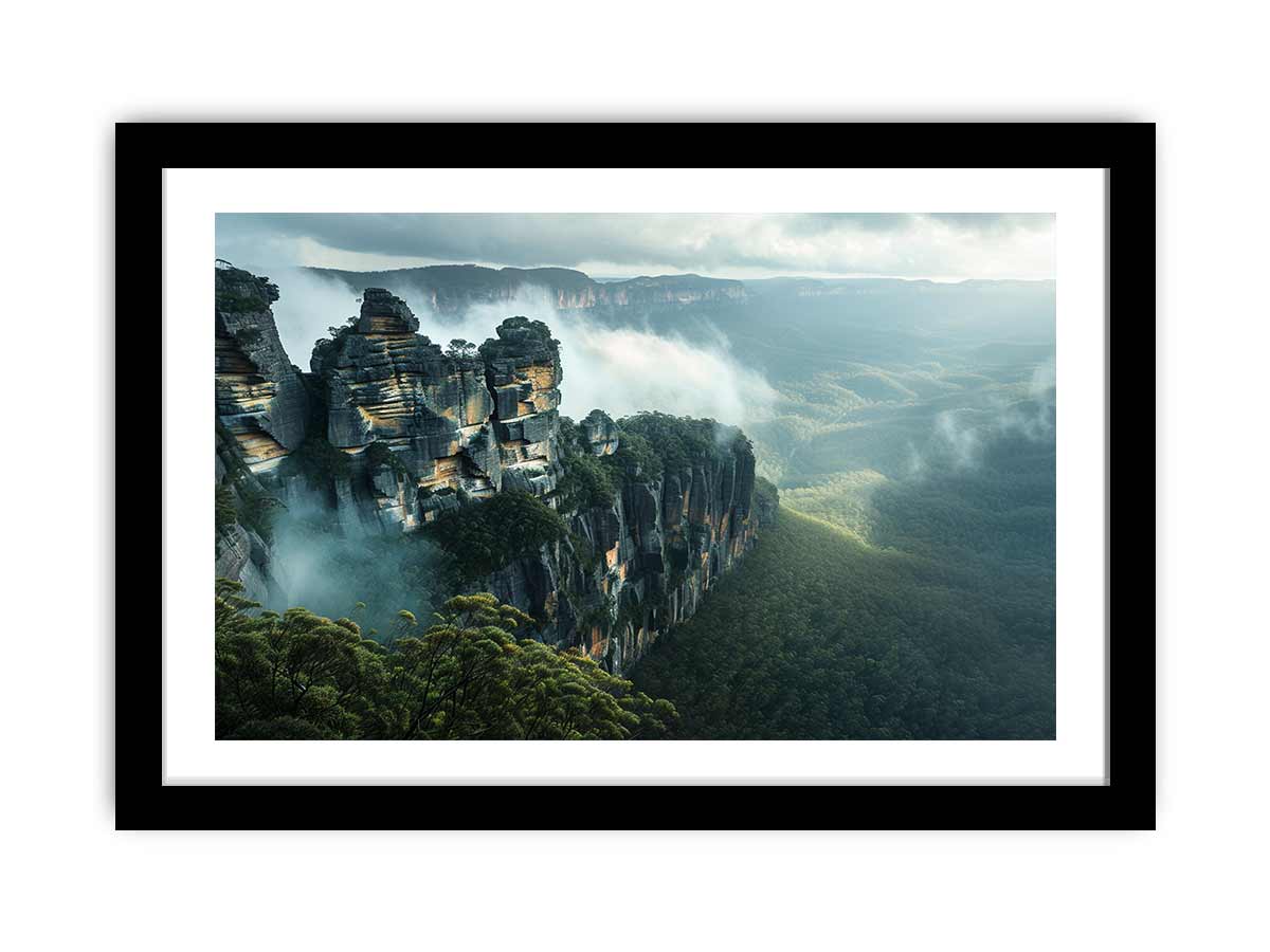 Blue Mountians Sydney Framed Print-0