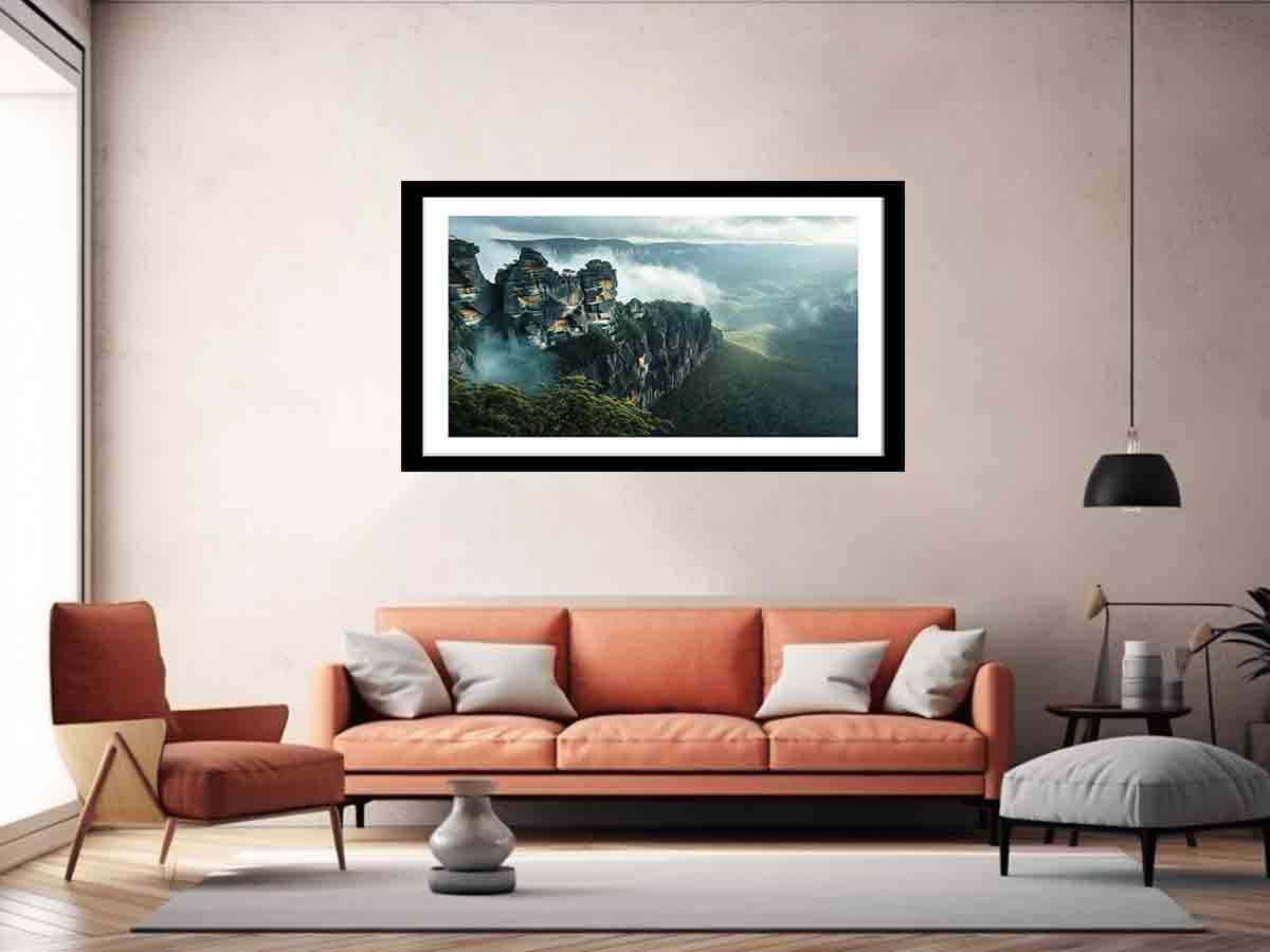 Blue Mountians Sydney Framed Print-4