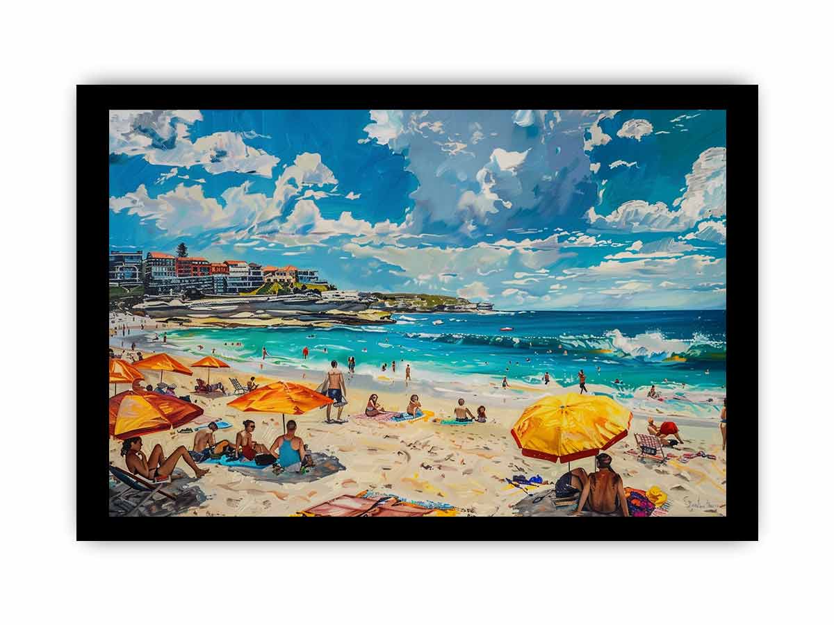 Bondi Beach Framed Print-2