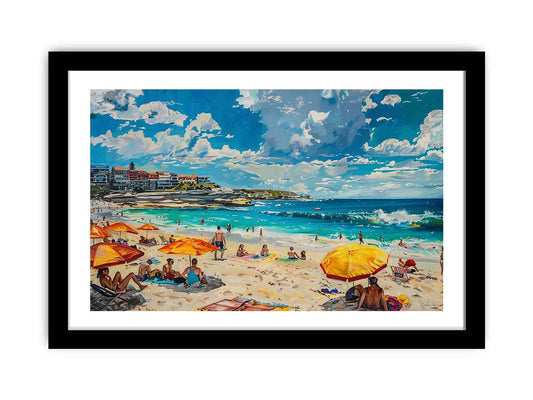 Bondi Beach Framed Print-0