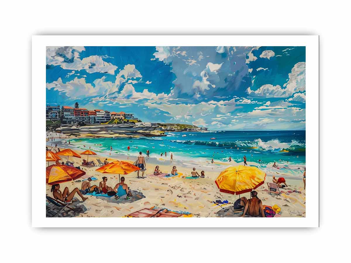 Bondi Beach Framed Print-3