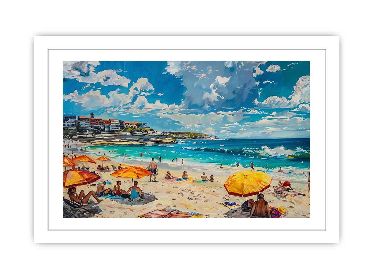 Bondi Beach Framed Print-1